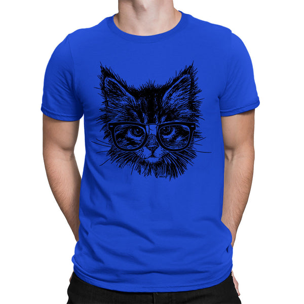 Men's Nerdy Kitten T-Shirt