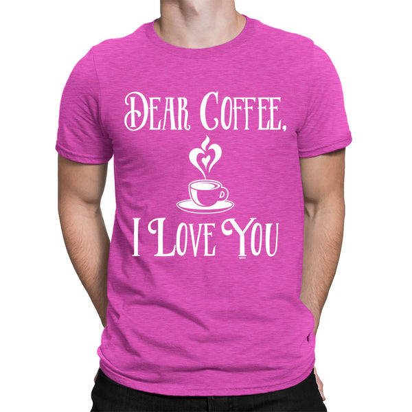Men's Dear Coffee, I Love You T-Shirt