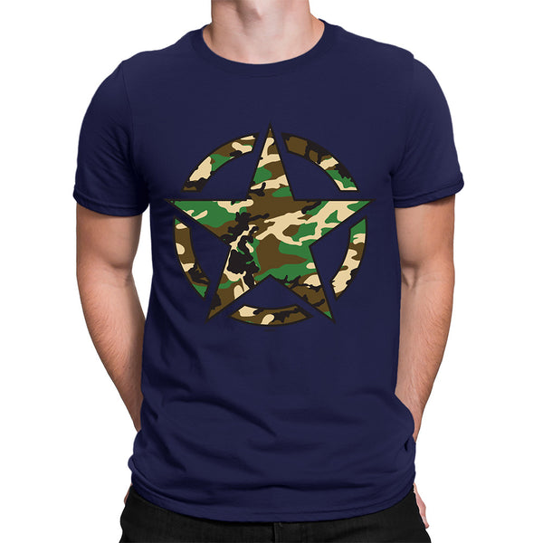 Men's Camo Army Star T-Shirt