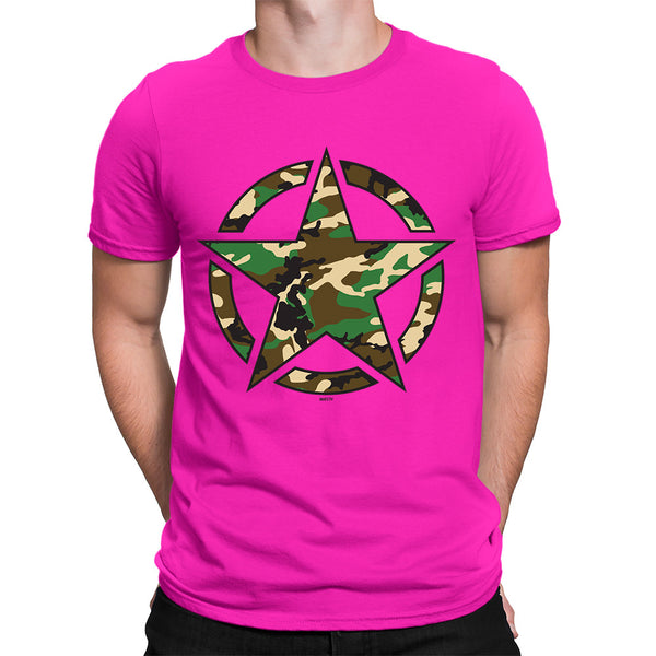 Men's Camo Army Star T-Shirt