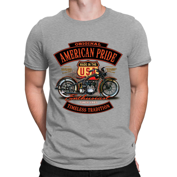 Men's American Pride Motorcycles T-Shirt