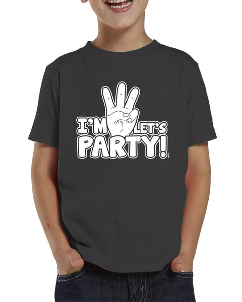 I’m 3, Let’s Party! Toddler Tee