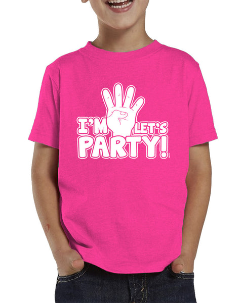 I’m 4, Let’s Party! Toddler Tee